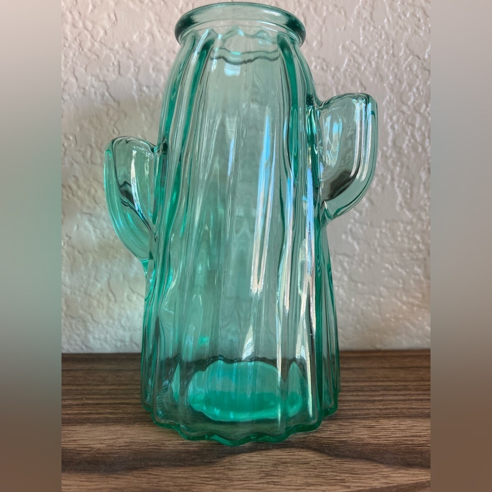 Target Bullseye 2023 Cactus 🌵 Green Glass Planter Vase Bundle Brand New - Picture 13 of 14